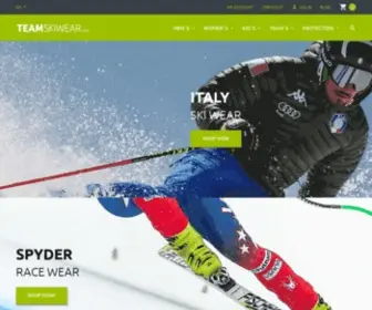 Teamskiwear.com(Ski Fashion &amp; Racing Shop) Screenshot
