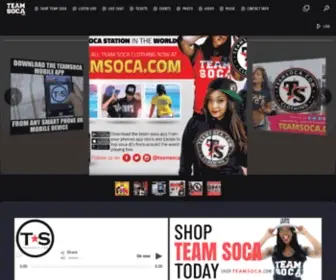 Teamsoca.com(Team Soca) Screenshot