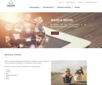 Teamsourcing.com.ec(Mobile Marketing) Screenshot