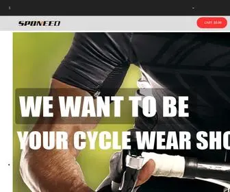 Teamsponeed.com(Sponeed Cycling Jersey Bicycle Shorts Bike Pants Cycle Jacket Biking Tights Outdoor Sportswear Indoor Spin Bike Triathlon Clothing for Riding) Screenshot