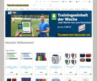 Teamsportbedarf.de(Der Shop f) Screenshot