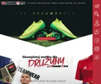 Teamsports.pl(Buty piłkarskie) Screenshot