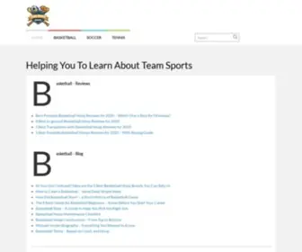 Teamsportsmania.com(Team Sports Mania) Screenshot