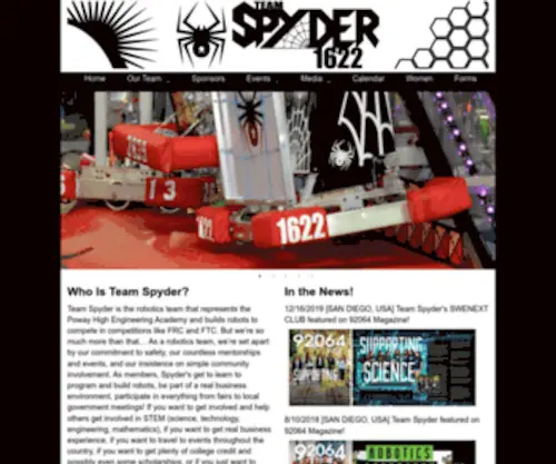 Teamspyder.org(Team SpyderHome) Screenshot