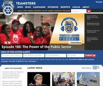 Teamster.org(Front Page) Screenshot
