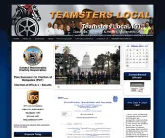 Teamsters150.org(Teamsters Local 150) Screenshot