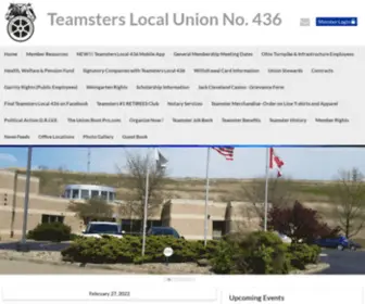 Teamsters436.org(Teamsters Local Union No) Screenshot