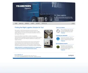 Teamsters.co.uk(TEAMSTERS Logistics) Screenshot