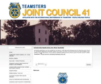 Teamstersjc41.com(Teamsters Joint Council 41) Screenshot