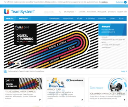 Teamsystem-Ancona.com(Software gestionali per aziende) Screenshot