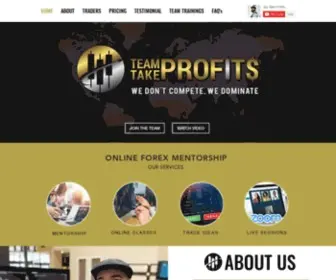 Teamtakeprofits.net(TEAM TAKE PROFITS) Screenshot