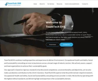 Teamtechehs.com(TeamTech EHS) Screenshot