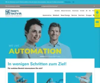 Teamtechnik.com(Automatisierung) Screenshot