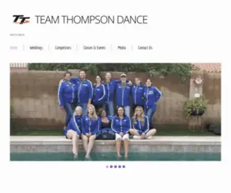 Teamthompsondance.com(Team Thompson Dance) Screenshot