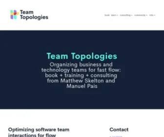 Teamtopologies.com(Team Topologies) Screenshot