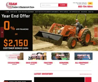 Teamtractor.com(Team Tractor & Equipment) Screenshot