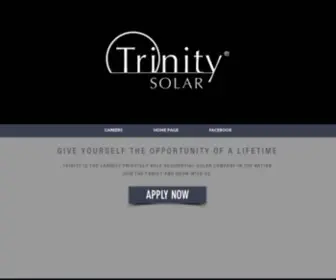 Teamtrinitysolar.com(Team Trinity Solar) Screenshot