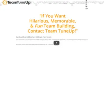 Teamtuneup.com(The FUN Team Building & Corporate Training Experts) Screenshot