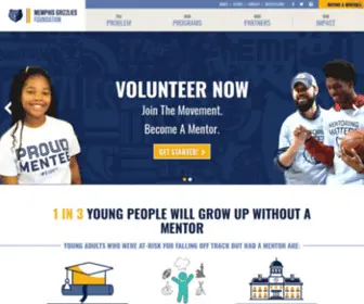 Teamupmemphis.org(The Memphis Grizzlies Foundation) Screenshot