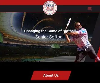 Teamusasoftball.us(Team USA Softball) Screenshot