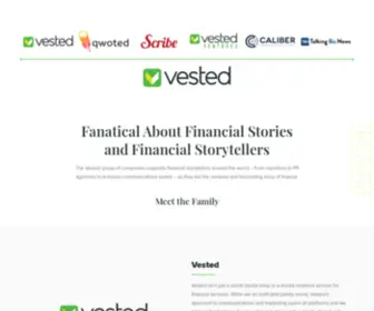 Teamvested.com(Team Vested) Screenshot