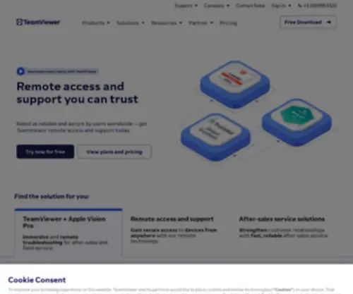 Teamviewer.com(Oplossingen voor desktop) Screenshot