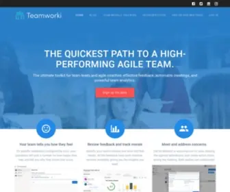 Teamworki.com(Employee morale and collaboration tool) Screenshot