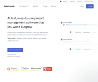Teamworkpm.net(Create an efficient team) Screenshot