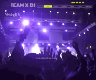 Teamx.com.au(Team X DJ) Screenshot