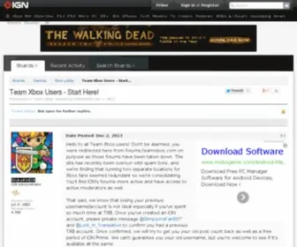 TeamXbox.com(Xbox 360 & Xbox Forums) Screenshot