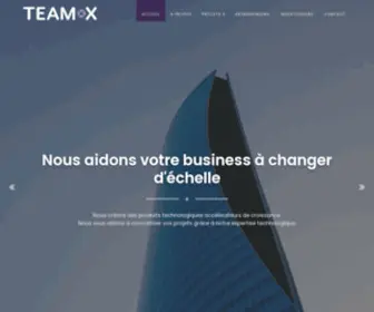 TeamXgroup.com(Startup Studio) Screenshot