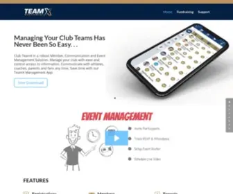 TeamXsolutions.com(TEAMX SOLUTIONS MANAGEMENT) Screenshot