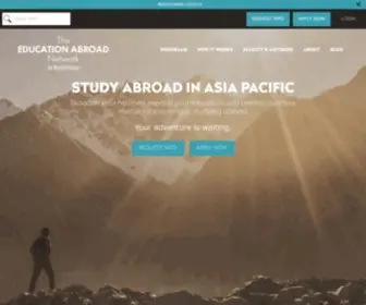 Teanabroad.org(TEAN are the experts in study abroad and internships abroad in the Asia Pacific) Screenshot