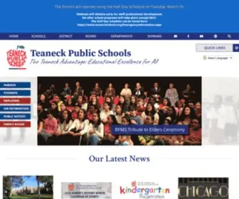 Teaneckschools.org(Teaneck Public Schools) Screenshot
