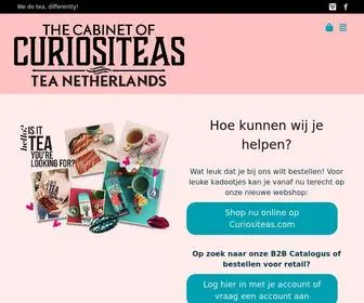 Teanetherlands.nl(The Cabinet of CuriosiTeas) Screenshot