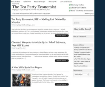 Teapartyeconomist.com(The Tea Party Economist) Screenshot