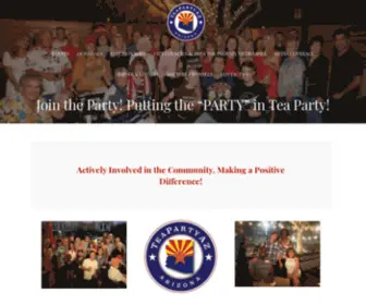 Teapartyphoenixmetro.com(Putting the 'Party' in Tea Party) Screenshot