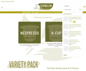 Teapods.com(Tea Pods) Screenshot