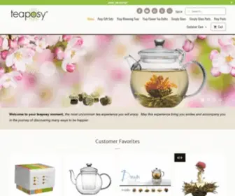 Teaposy.com(Blooming Tea) Screenshot