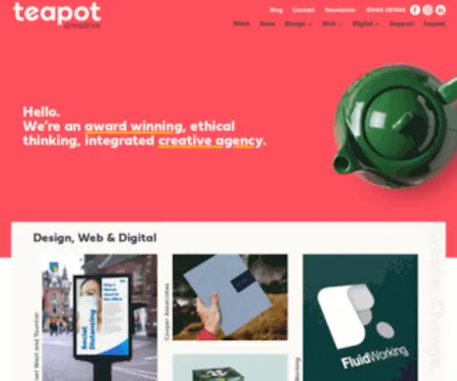 Teapotcreative.com(Teapot Creative) Screenshot