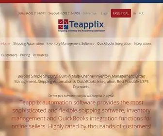 Teapplix.com(Teapplix inventory management) Screenshot