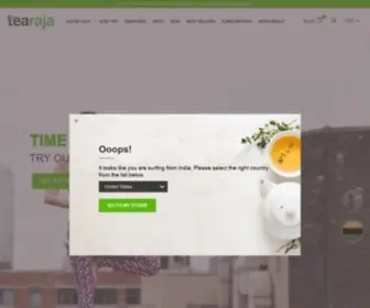 Tearaja.com(Delicious Indian Teas from Source) Screenshot