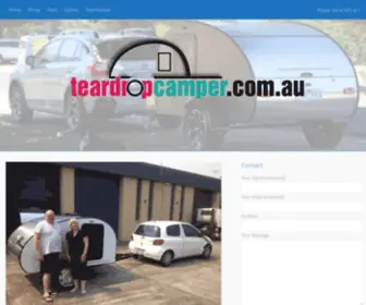 Teardropcamper.com.au(Teardrop Campers For Sales) Screenshot