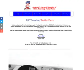 Teardroptrailerparts.com(Teardrop Trailer Parts) Screenshot