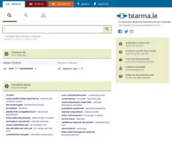 Tearma.ie(Téarma.ie) Screenshot
