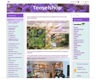 Teaselshop.com(Welcome) Screenshot