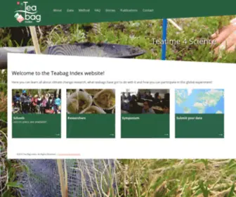 Teatime4Science.org(Teabag Index) Screenshot