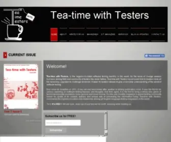 Teatimewithtesters.com(Tea-time with Testers) Screenshot