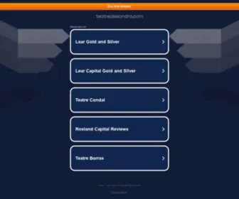 Teatrealexandra.com(Teatre Alexandra) Screenshot