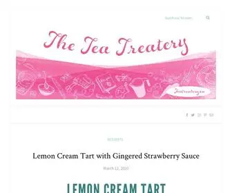 Teatreatery.ca(A baking blog for bakers of any skill to find delicious recipes) Screenshot